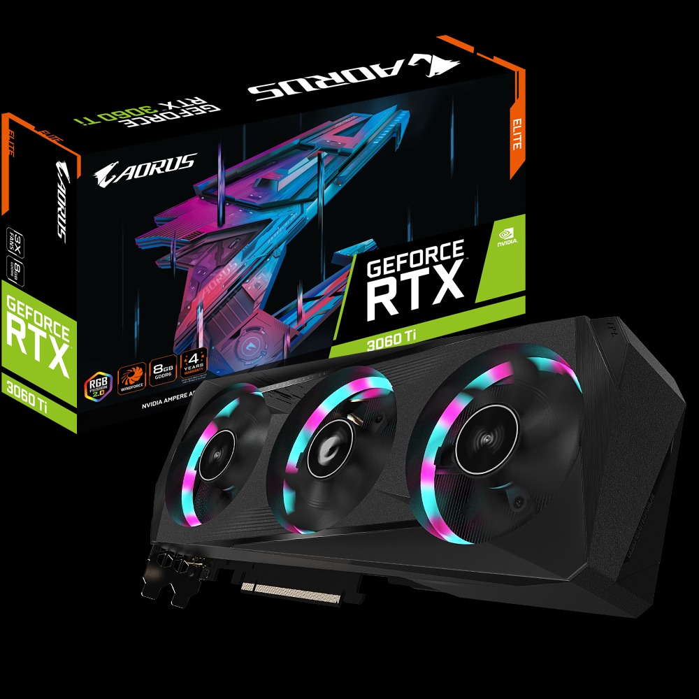 AORUS GeForce RTX™ 3060 Ti ELITE 8G (rev. 2.0), Computers & Tech