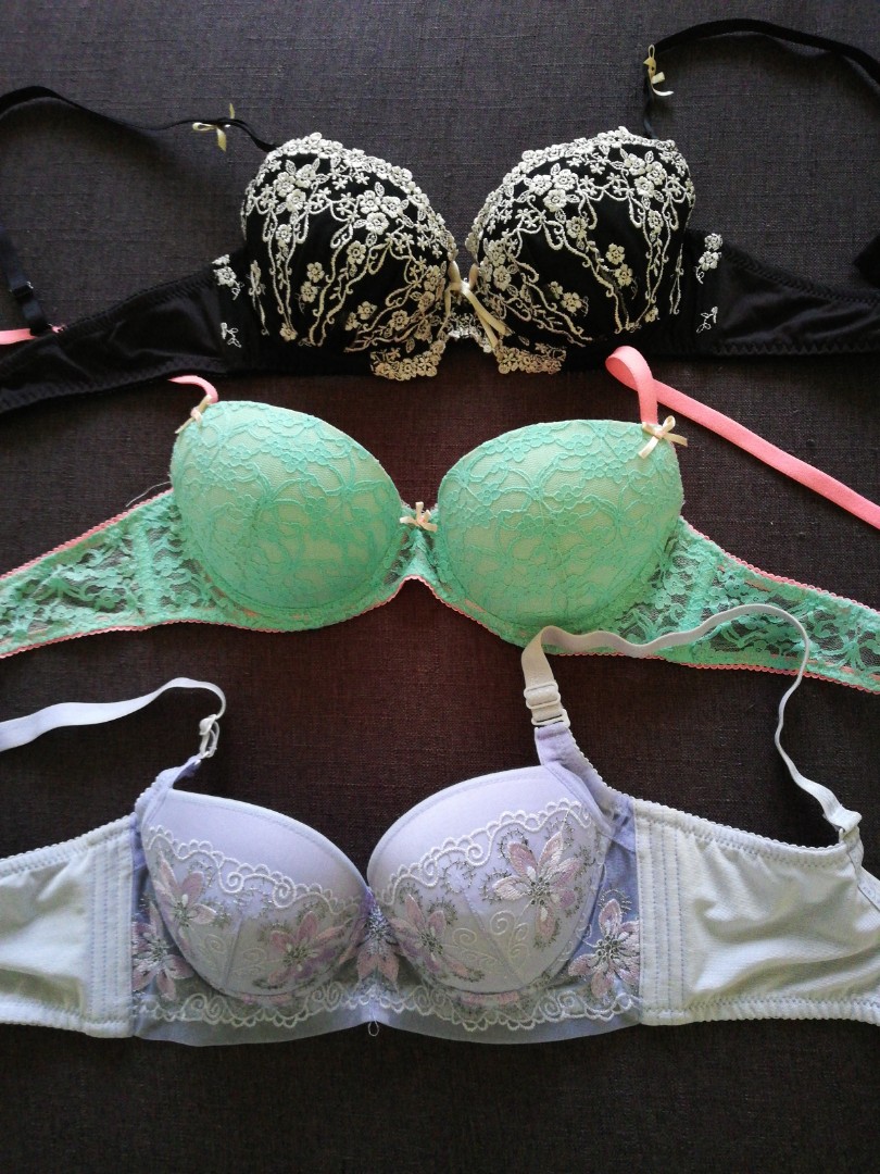 Assorted bras - lightly used and new - for RM12
