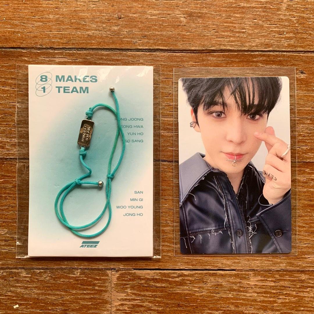 ATEEZ bracelet KQ SEONGHWA PHOTOCARD md-