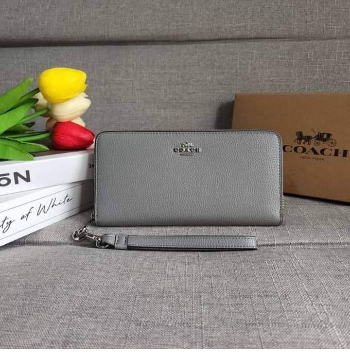 Grey coach deals wallet