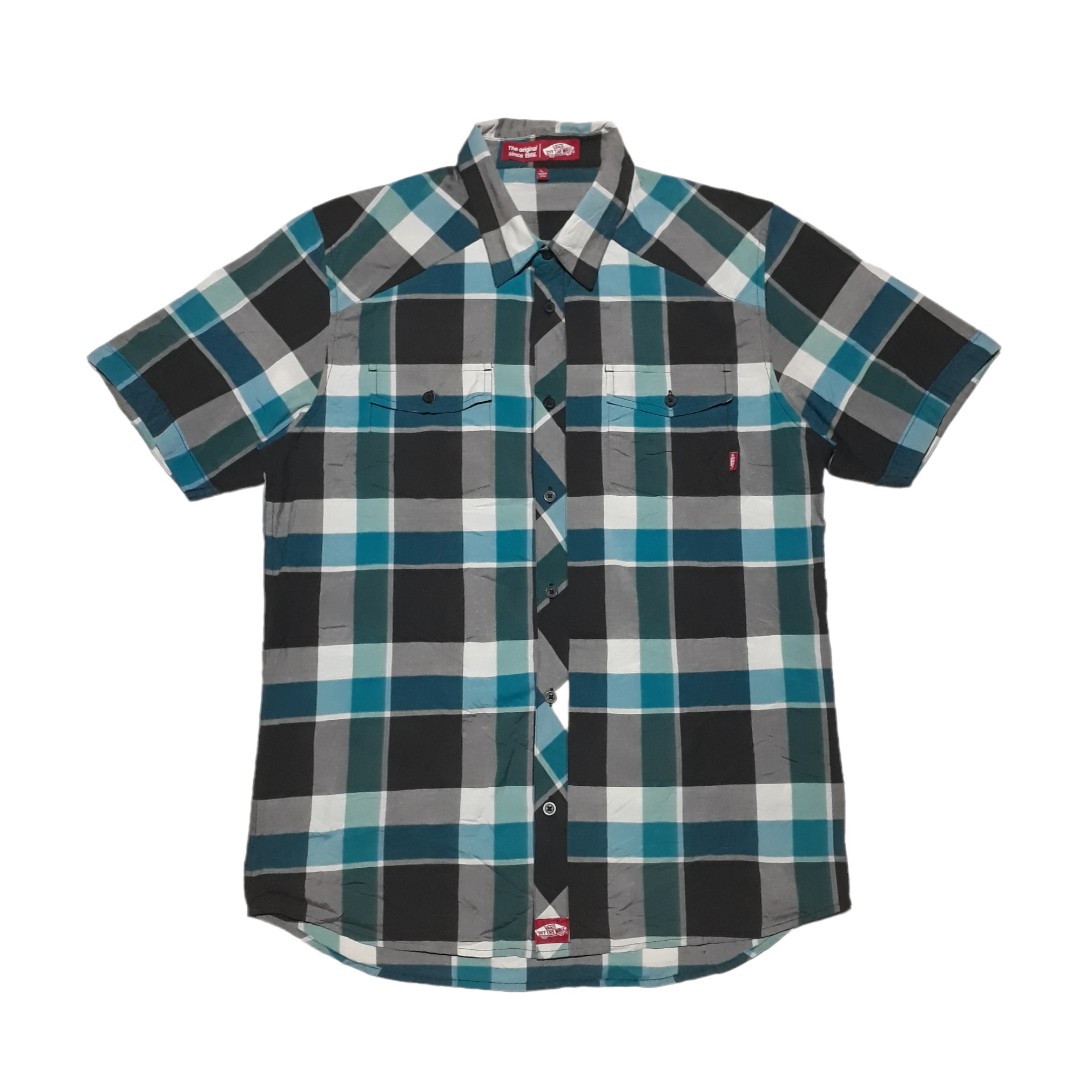 Kemeja vans on sale off the wall