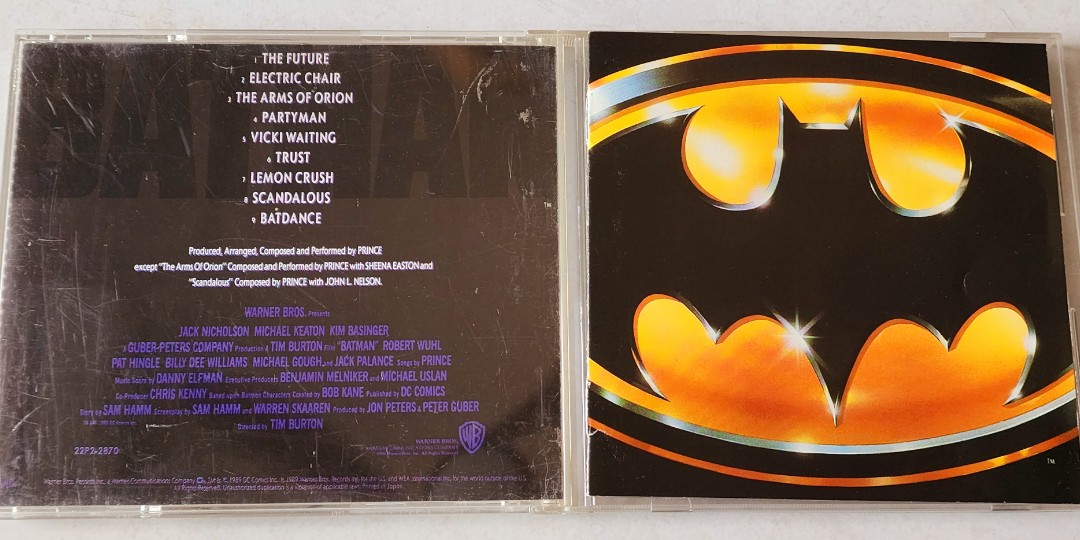 Batman ( ORIGINAL SOUNDTRACK ) ( MADE IN JAPAN ) CD, Hobbies & Toys, Music  & Media, CDs & DVDs on Carousell