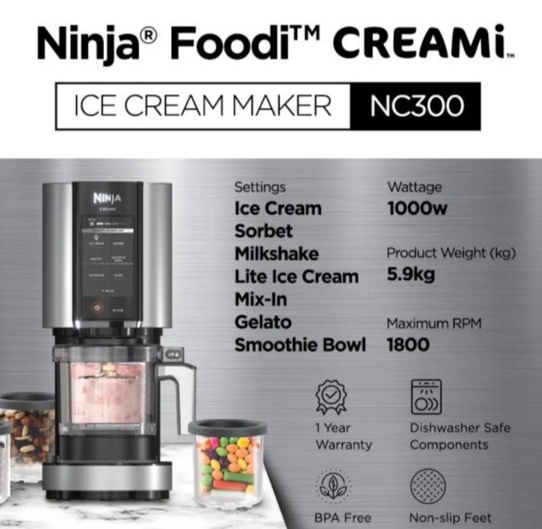 Best Buy: Ninja CREAMi, Ice Cream Maker, 7 One-Touch Programs Red NC301RD