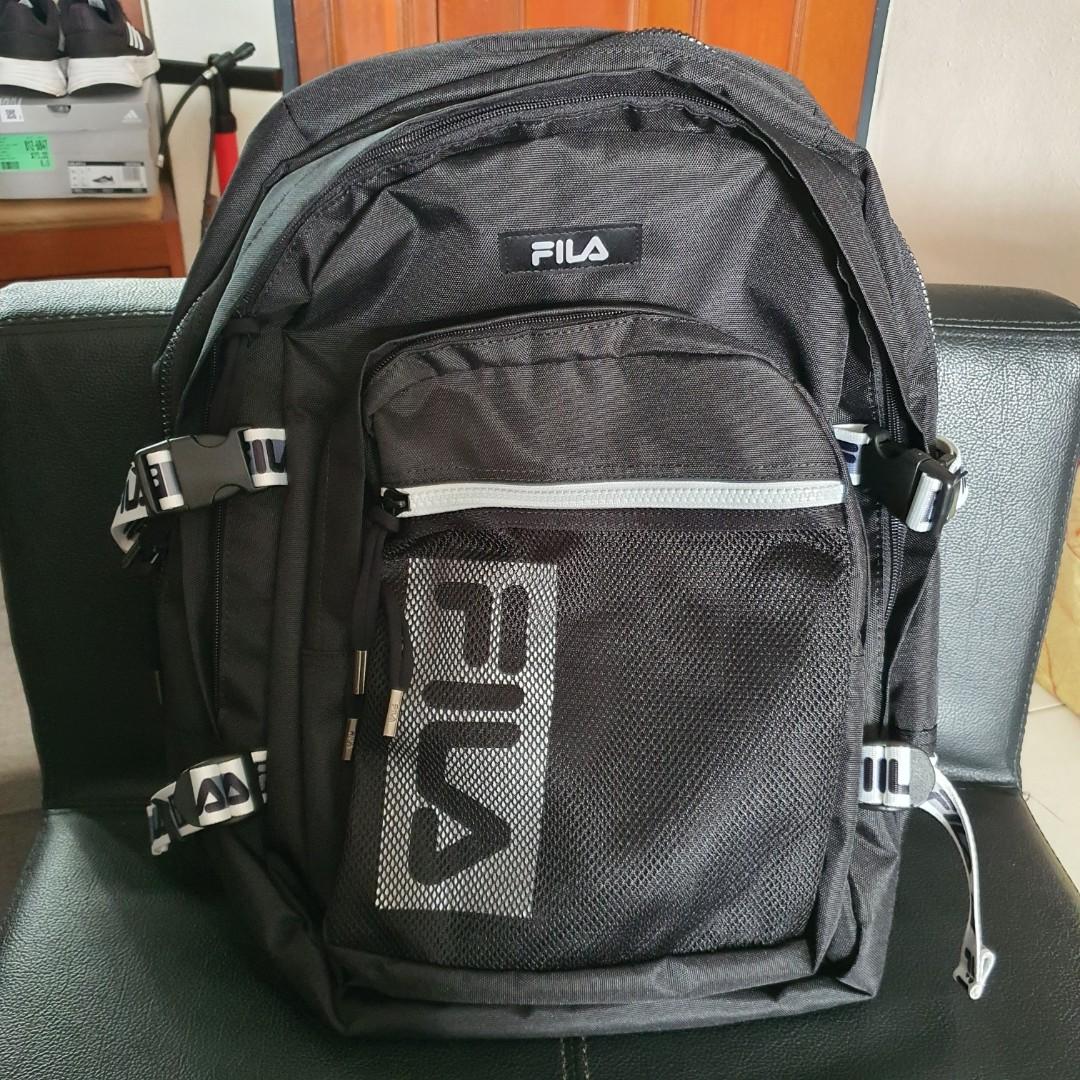 Fila backpack best sale mens silver