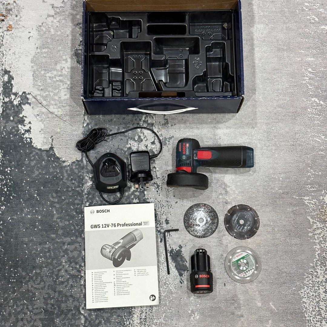 Bosch GWS 12V-76 Professional, Furniture & Home Living, Home ...