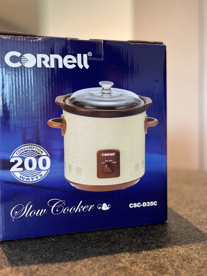 Brand New Cornell Slow Cooker, TV & Home Appliances, Kitchen Appliances,  Cookers on Carousell