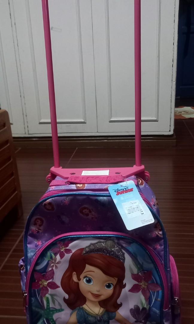Sofia the first hot sale trolley bag
