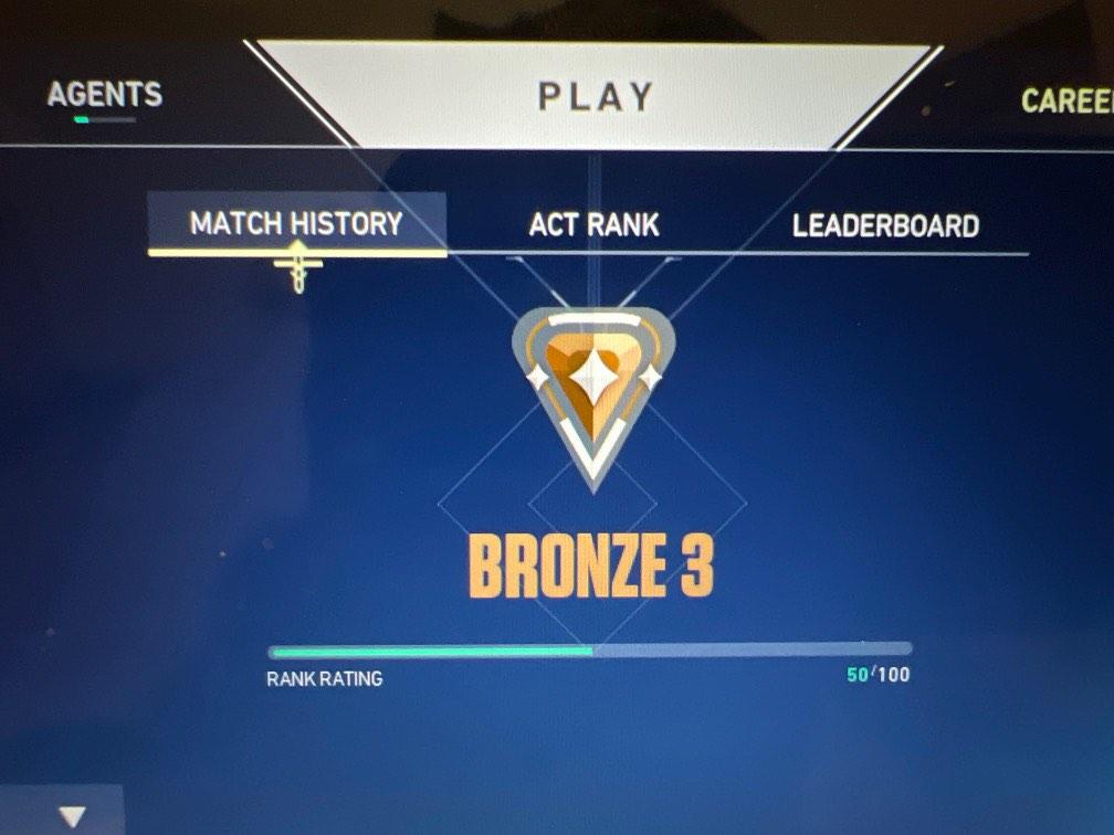 Bronze 3 Ranked 50/100RR! 10 Agents Currently EP5 ACT2 Valorant Smurf