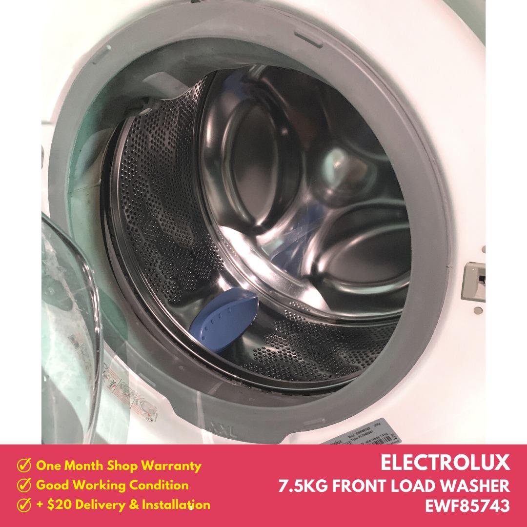 BUY NOW! ELECTROLUX 7.5kg Front Load Washer_EWF85743 (92032), TV & Home