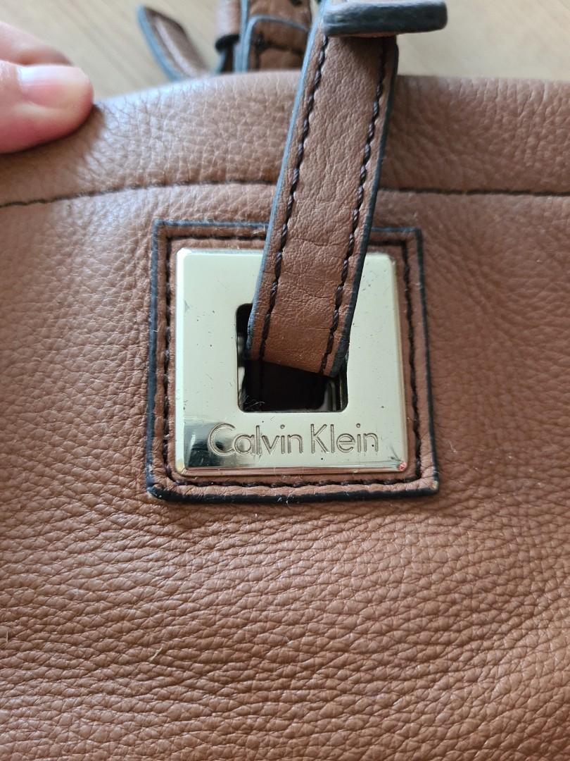 Calvin klein store avery pebble satchel