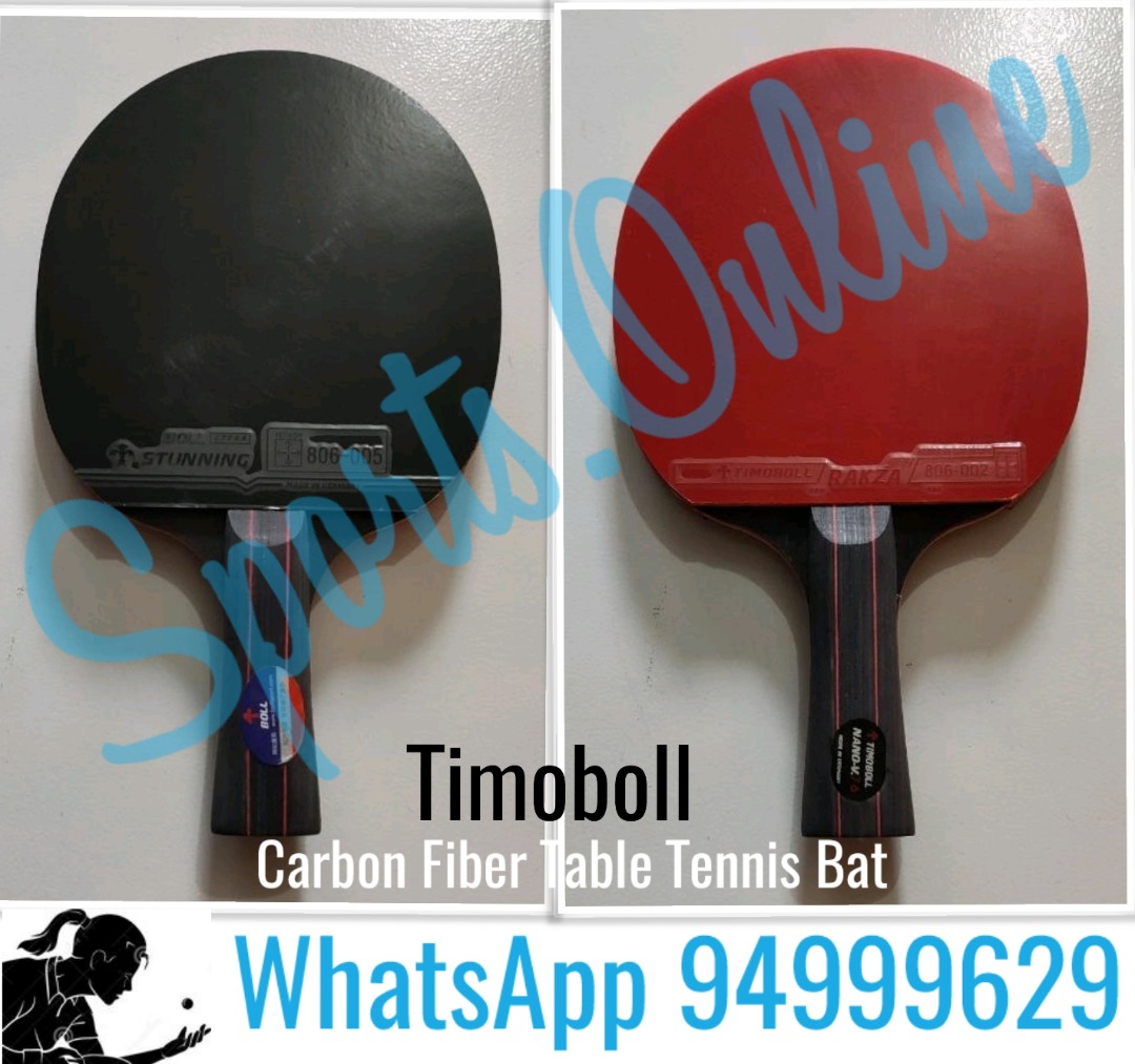 Carbon Fiber Table Tennis Bat / Ping Pong Racket * Timoboll Nano V7.6