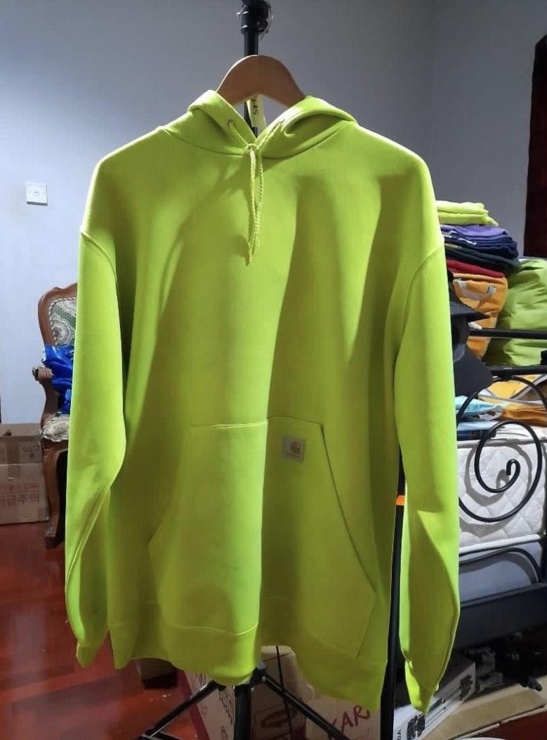Neon carhartt hoodie new arrivals