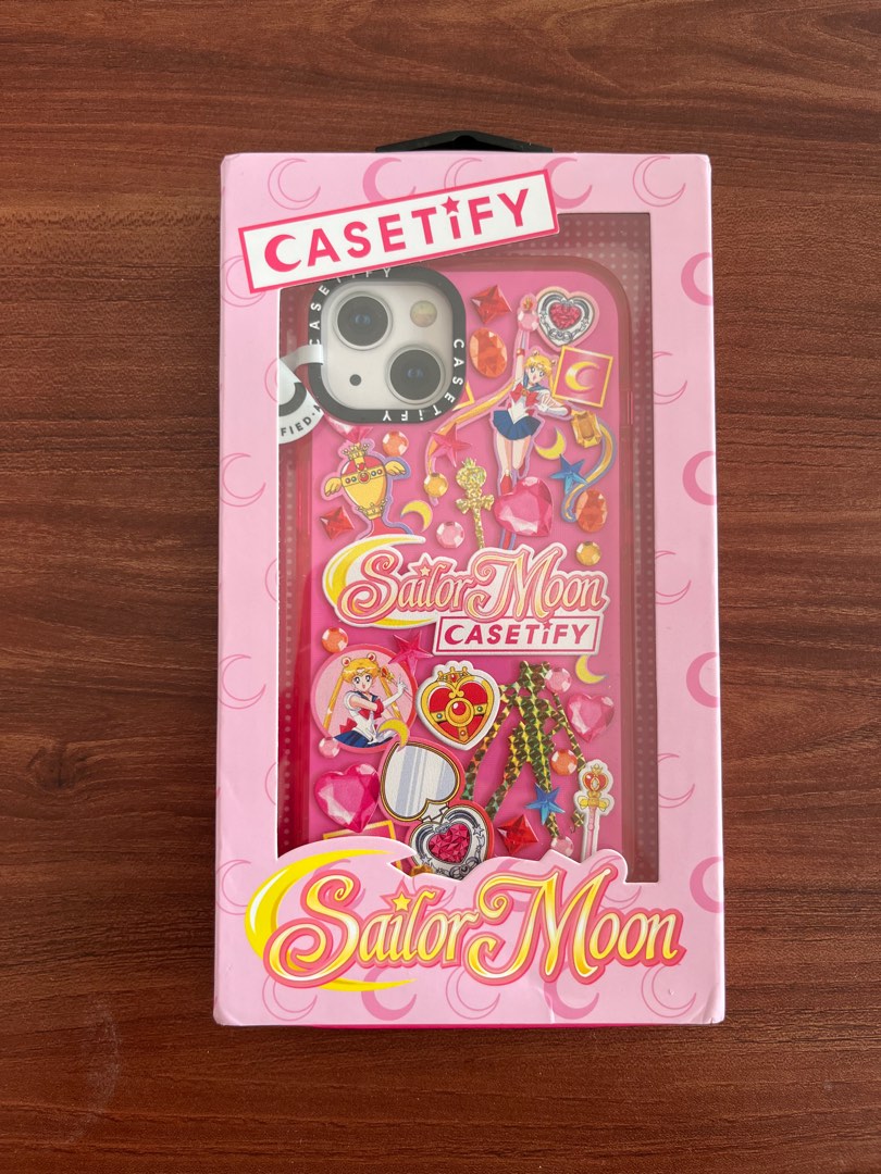 Casetify Sailor Moon Pink iPhone 13 Limited Edition, Telepon Seluler