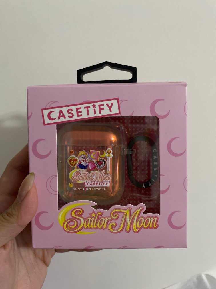 Casetify x Sailor Moon AirPod 1/2 case, 手提電話, 電話＆平板電腦配件, 手機套及手機殻