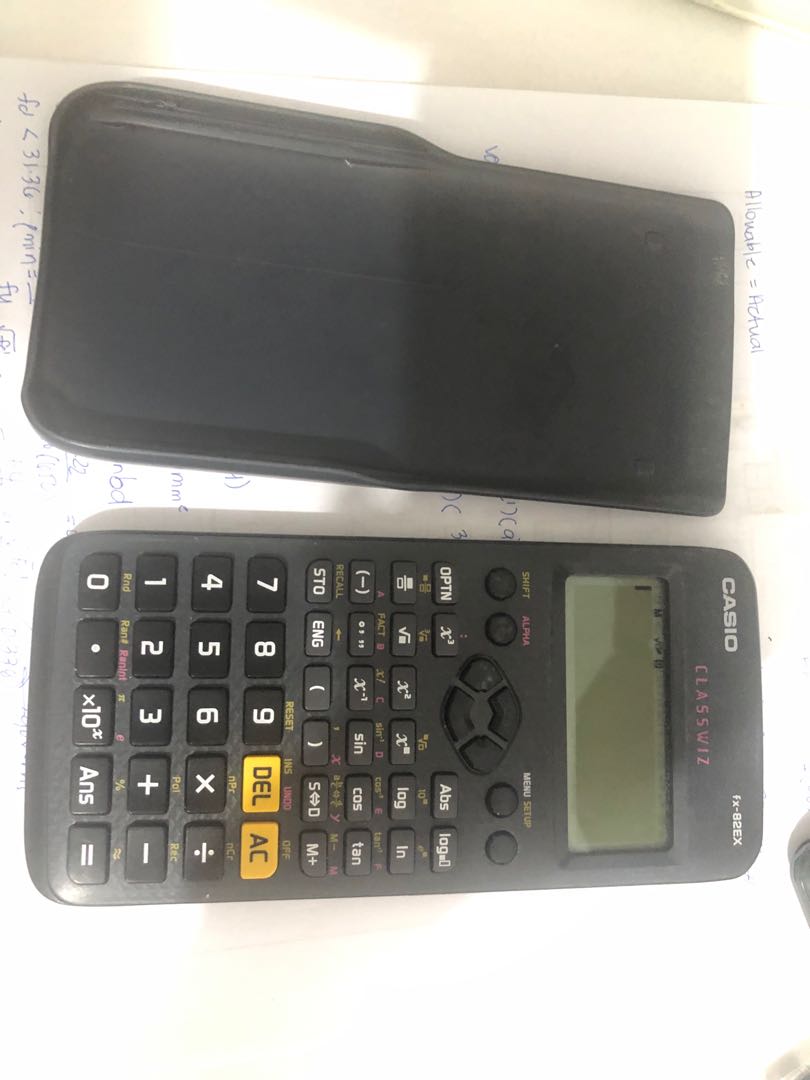 CASIO FX-82EX SCIENTIFIC CALCULATOR (PRC APPROVED), Computers & Tech ...