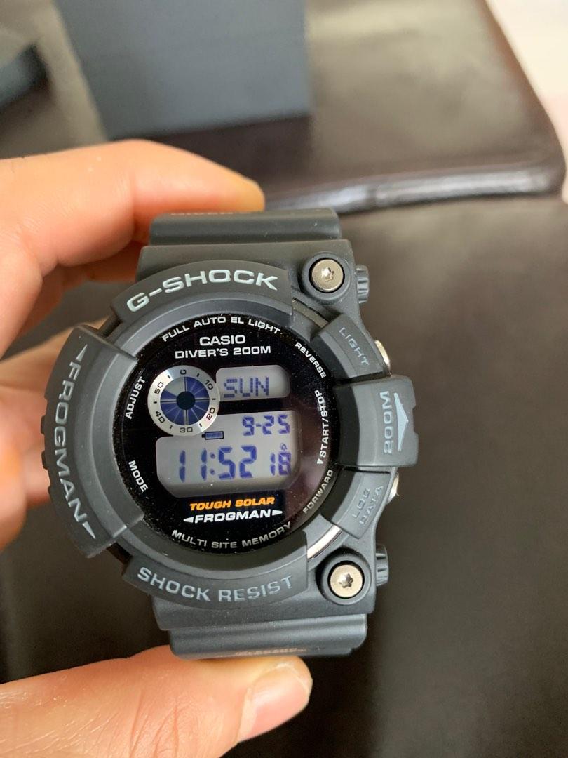 美品】G-SHOCK FROGMAN GW-200RB タフソーラー腕時計(デジタル ...