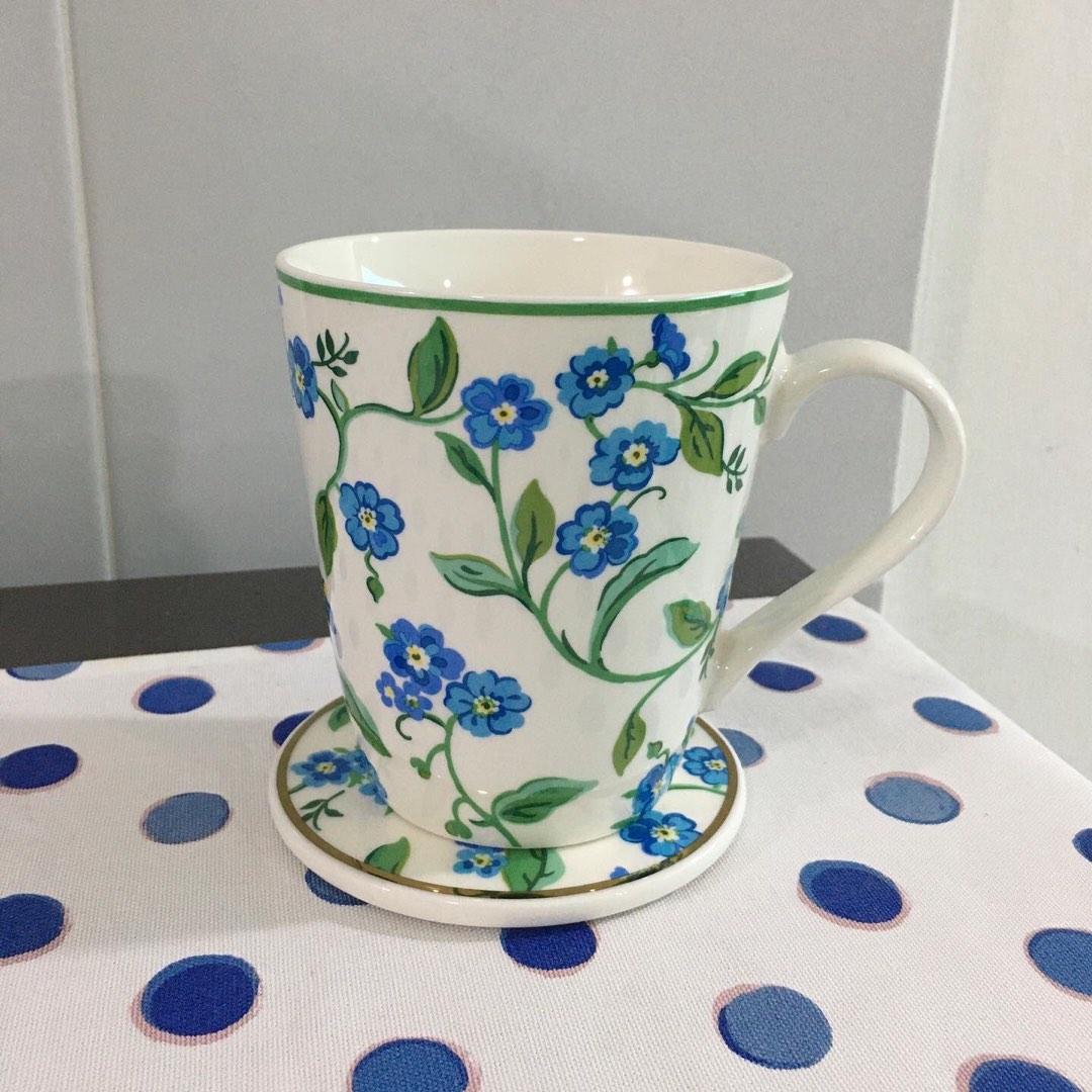 Cath Kidston Stanley Mug with Coaster, Furniture & Home Living, Kitchenware  & Tableware, Coffee & Tea Tableware on Carousell