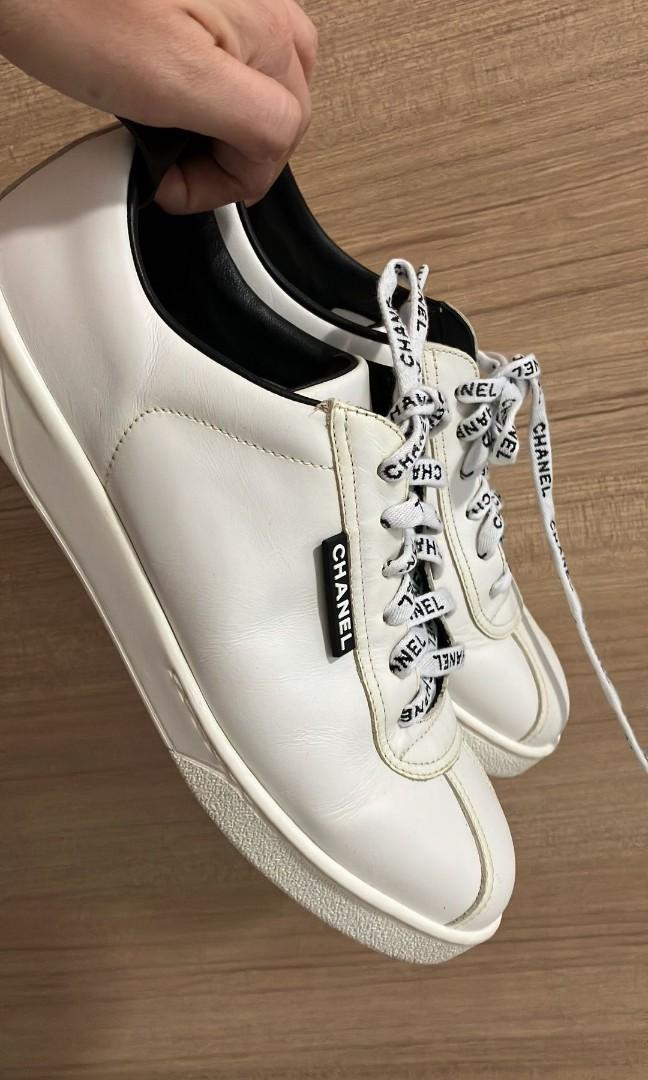 White chanel sales sneakers 219