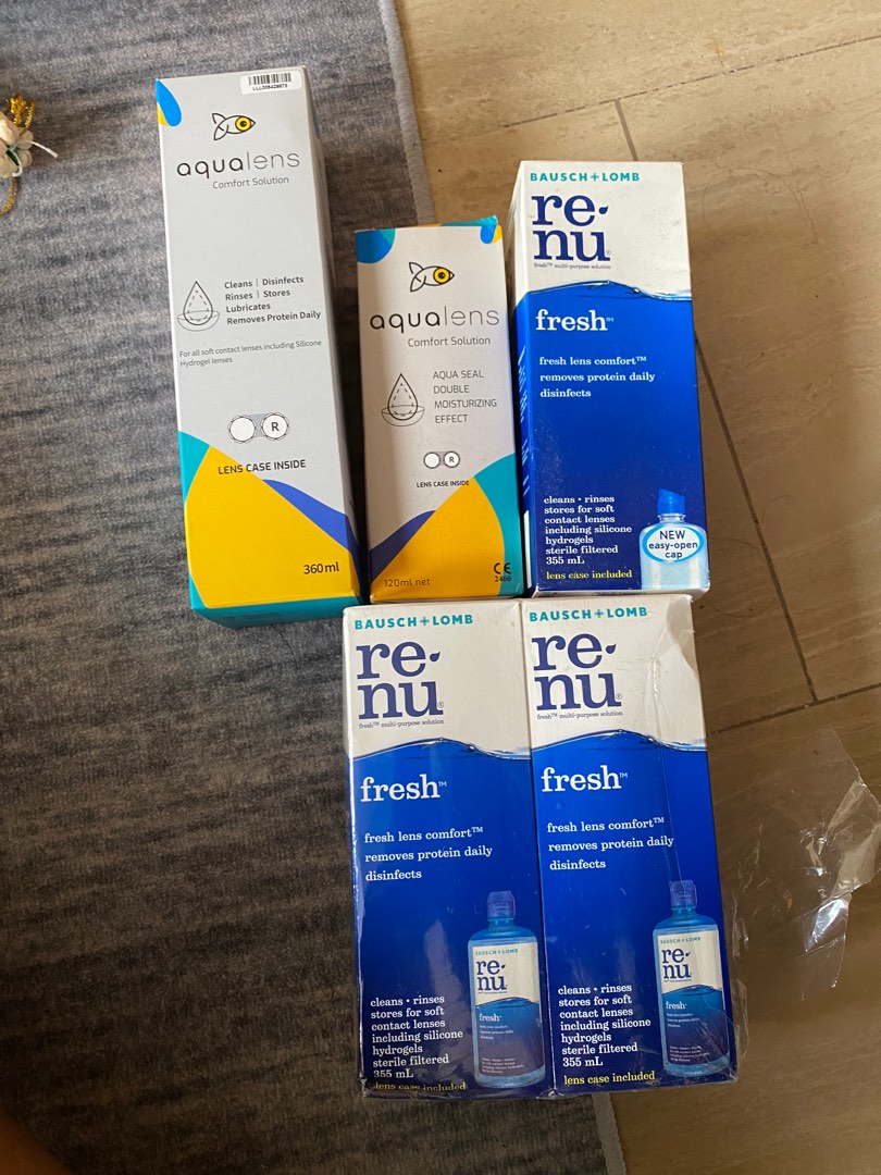 Contacts Lens solution, Beauty & Personal Care, Vision Care on Carousell