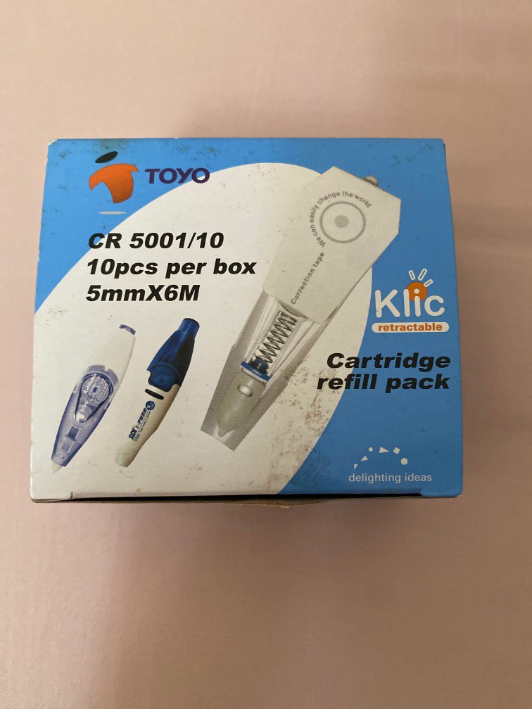 Correction Tape Refill TOYO CR5001 RETRACTABLE REFILL, Hobbies & Toys