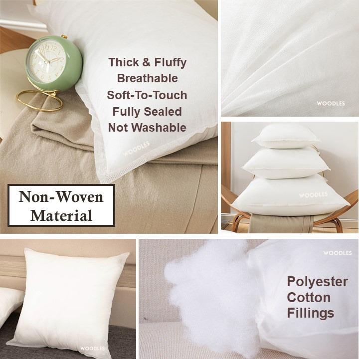 Cushion Insert Square Rectangle Pillow Filling for 45x45cm 50x50cm