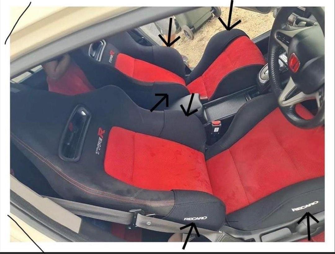 Custom original Recaro seat protector for bucket seat , Car Accessories