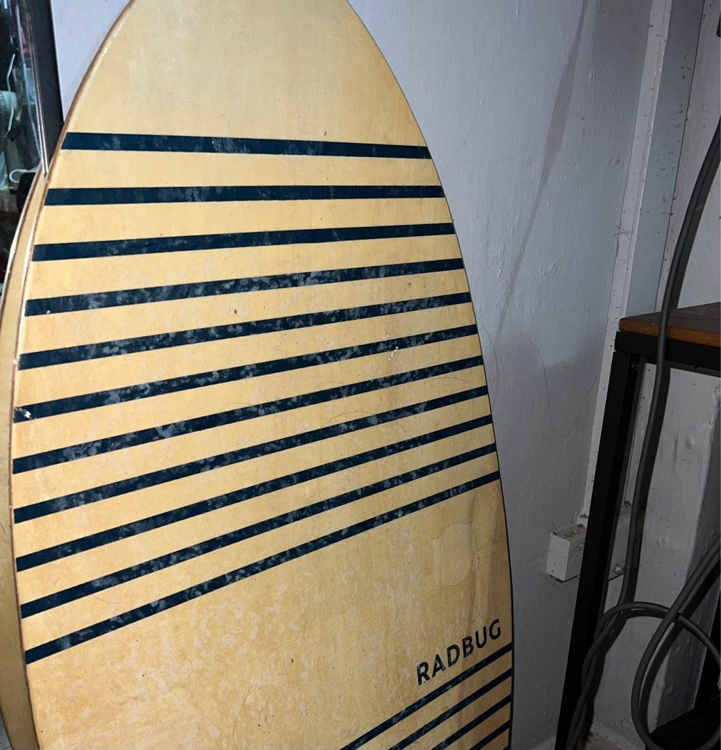 Decathlon Adult Wooden Skimboard 100, Sports Equipment, Sports & Games