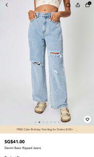 Denim Ripped Jeans