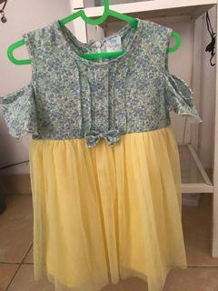 Dress bayi bahan tutu 2-3 tahun