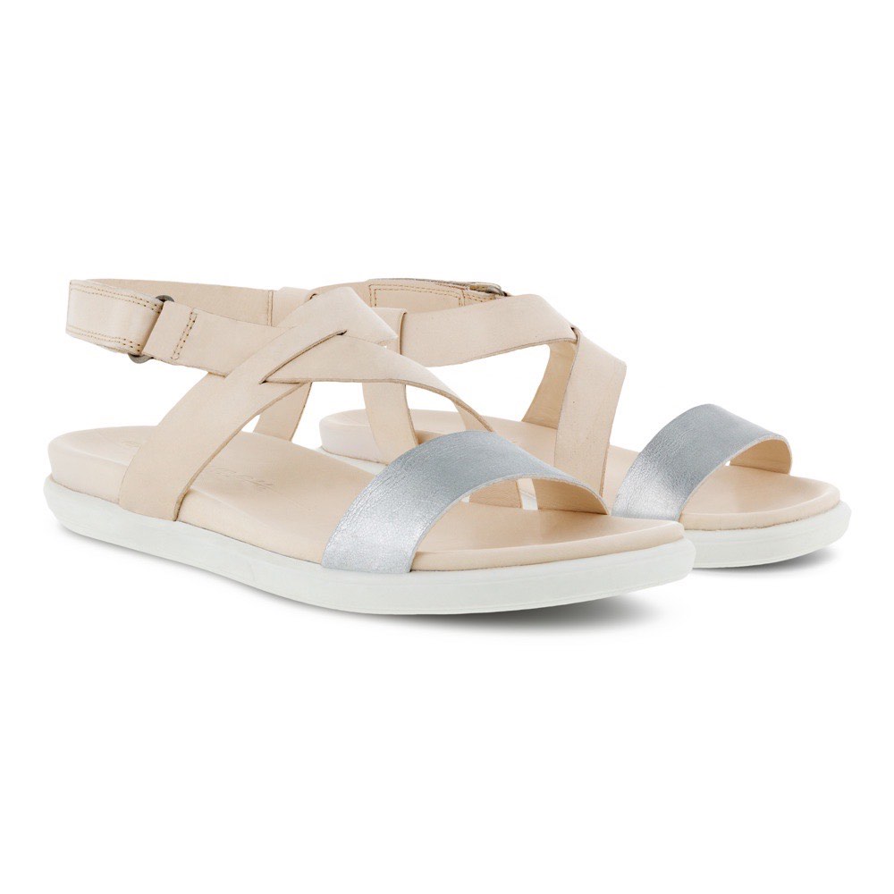 Ecco women's damara crisscross flat sandal deals