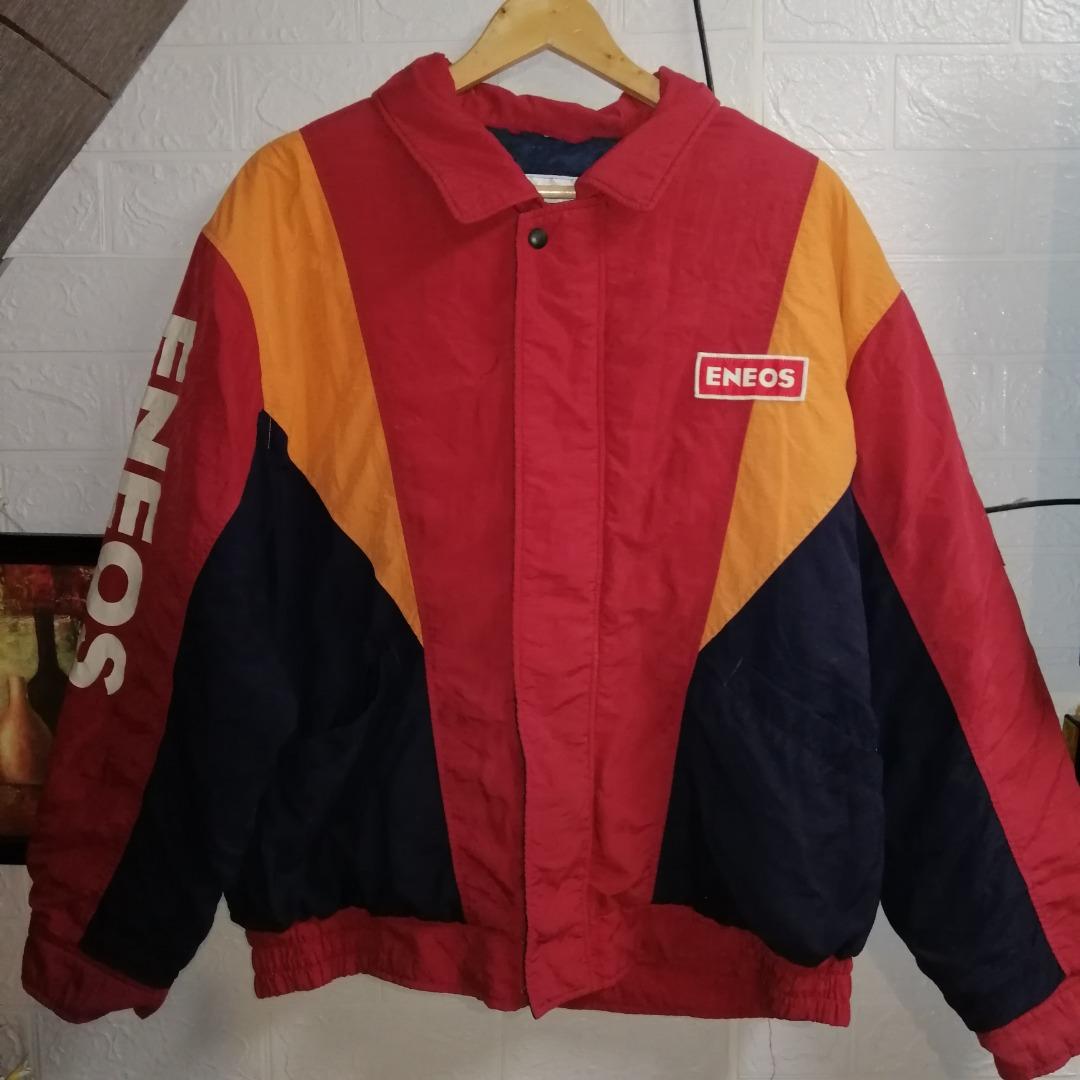 ENEOS RED ORANGE JACKET, Men's Fashion, Coats, Jackets and Outerwear on