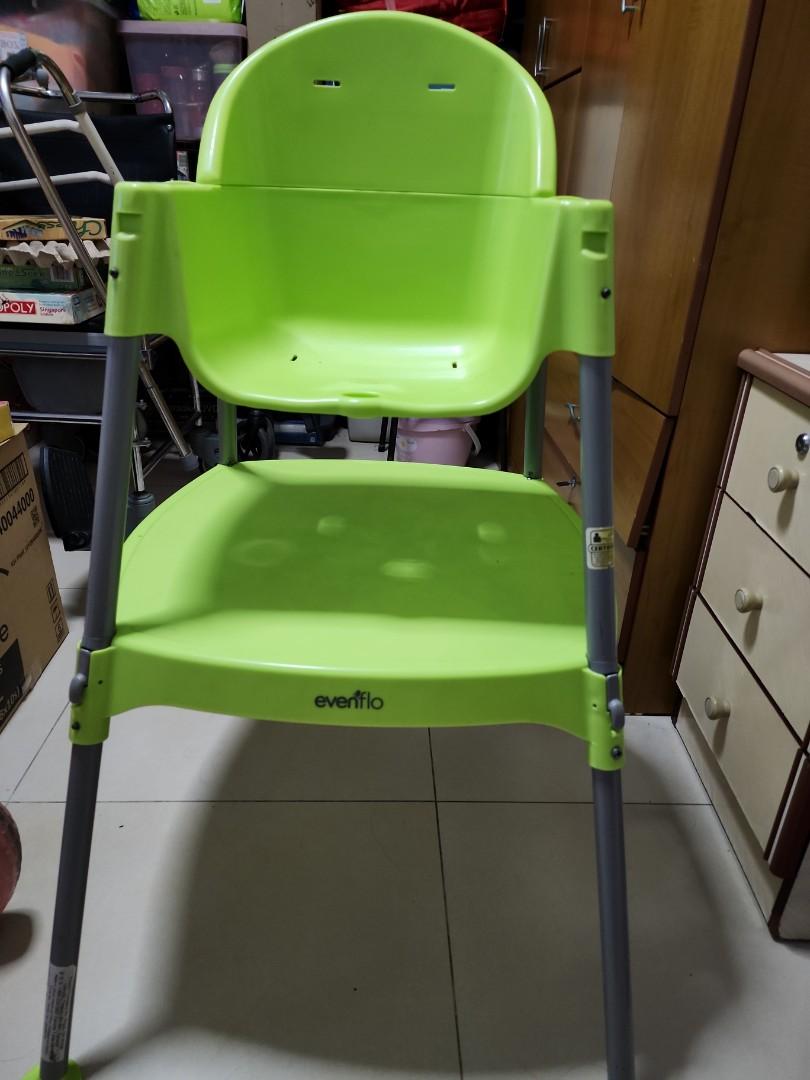 Evenflo high chair with table, Babies & Kids, Baby Nursery & Kids