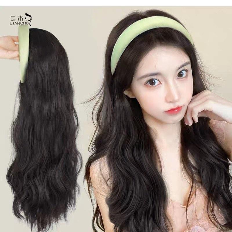Fake hair with hairband / hair extensions, Women's Fashion, Watches &  Accessories, Hair Accessories on Carousell