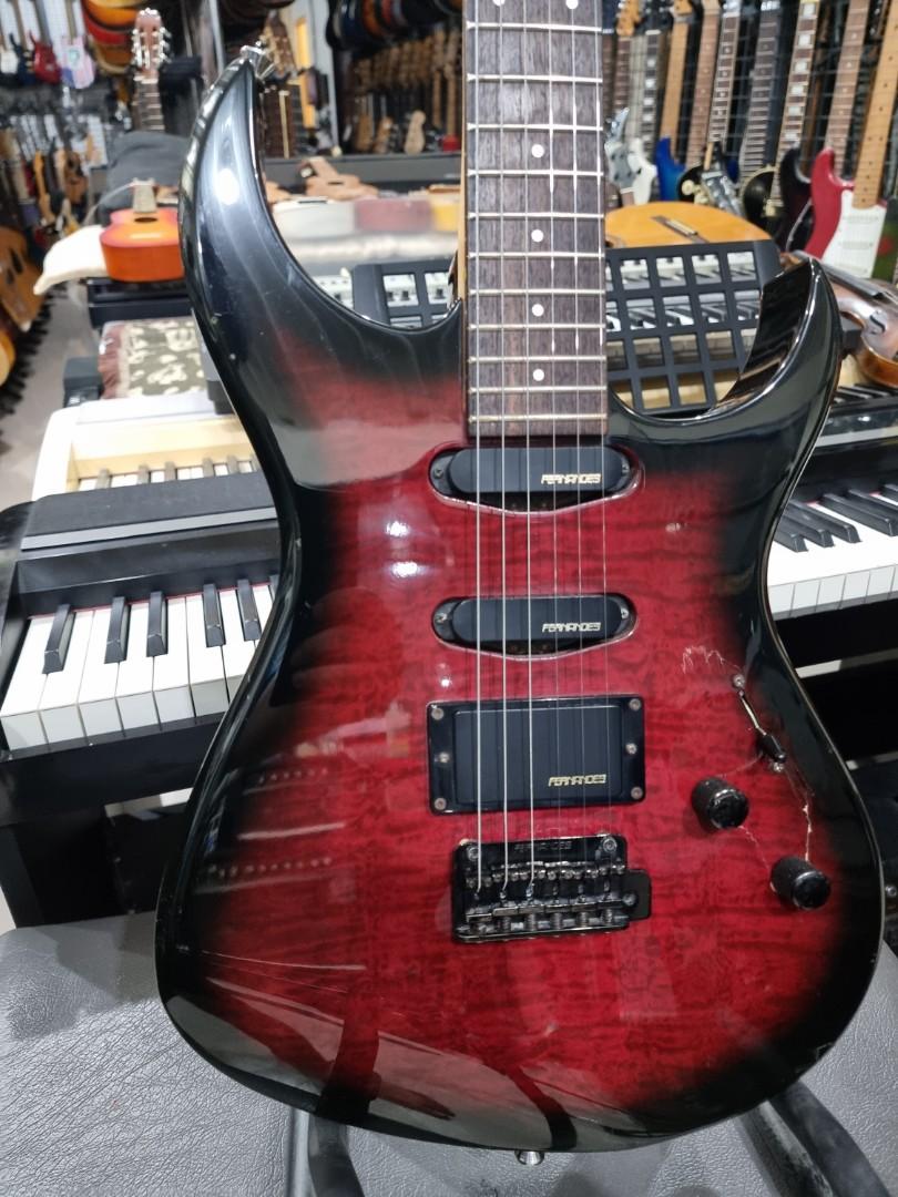 Fernandes guitar, Hobbies & Toys, Music & Media, Musical Instruments on ...