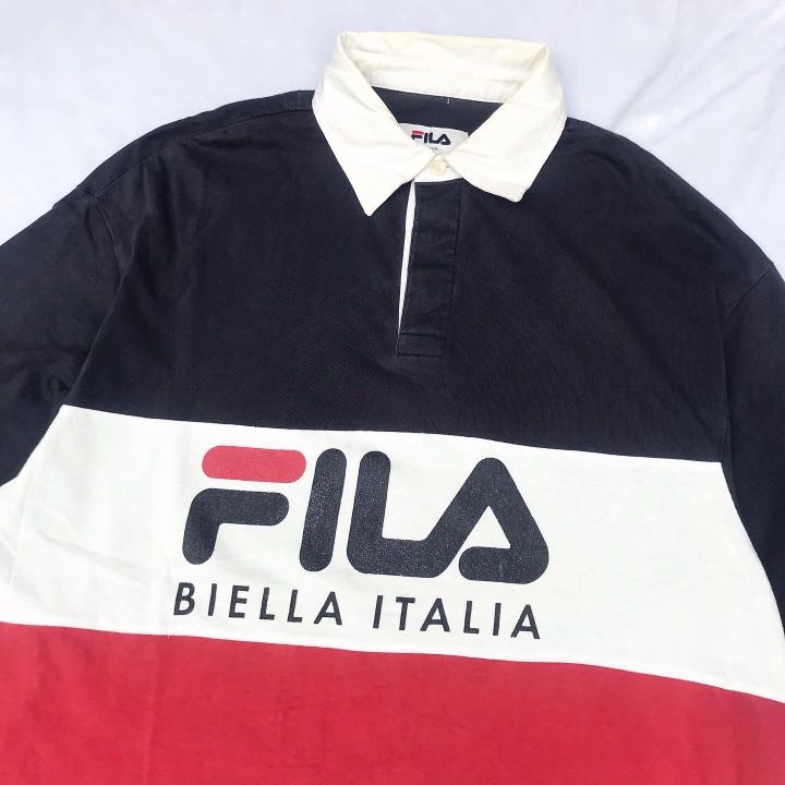 Fila rugby shirt clearance