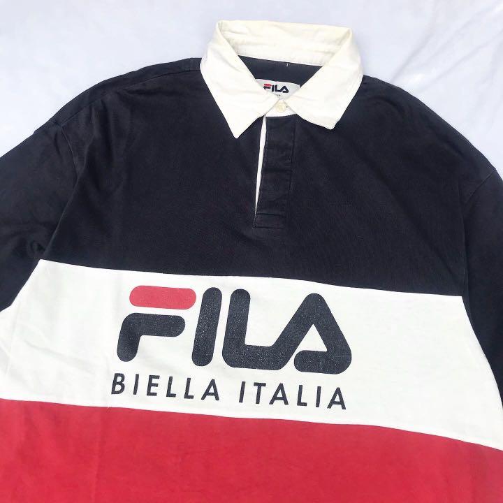 Fila 3tone rugby shirt second preloved