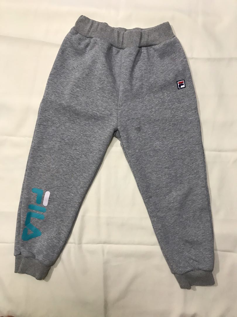 Fila jogging pants, Babies & Kids, Babies & Kids Fashion on Carousell