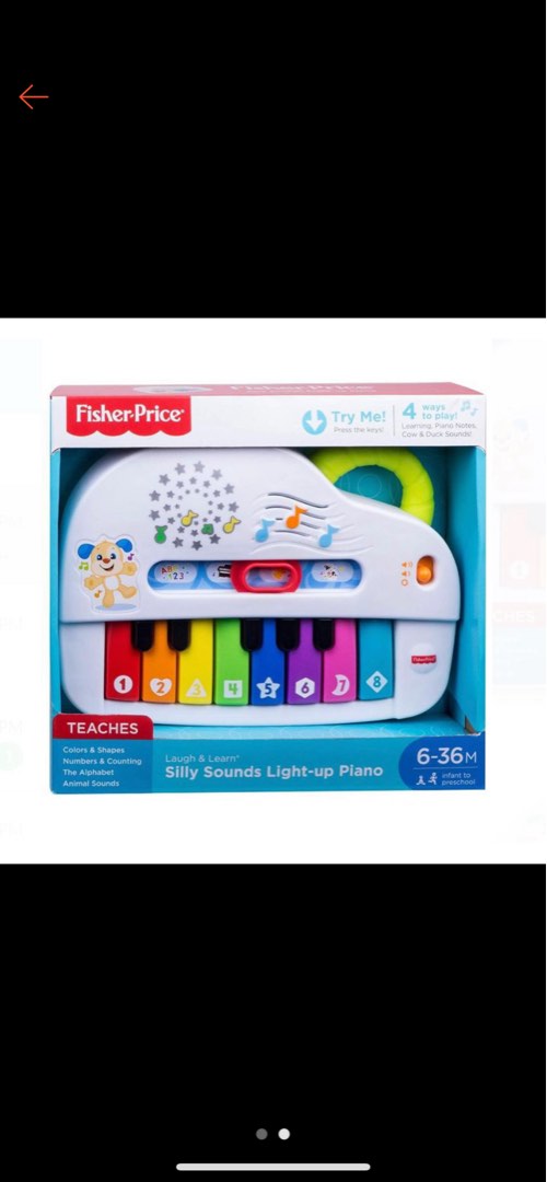 Fisher Price Laugh & Learn Piano, Babies & Kids, Infant Playtime on ...