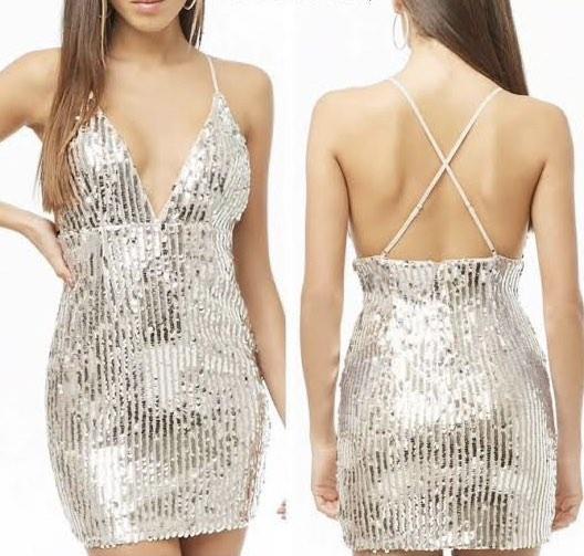 FOREVER 21 SEQUIN MINI DRESS