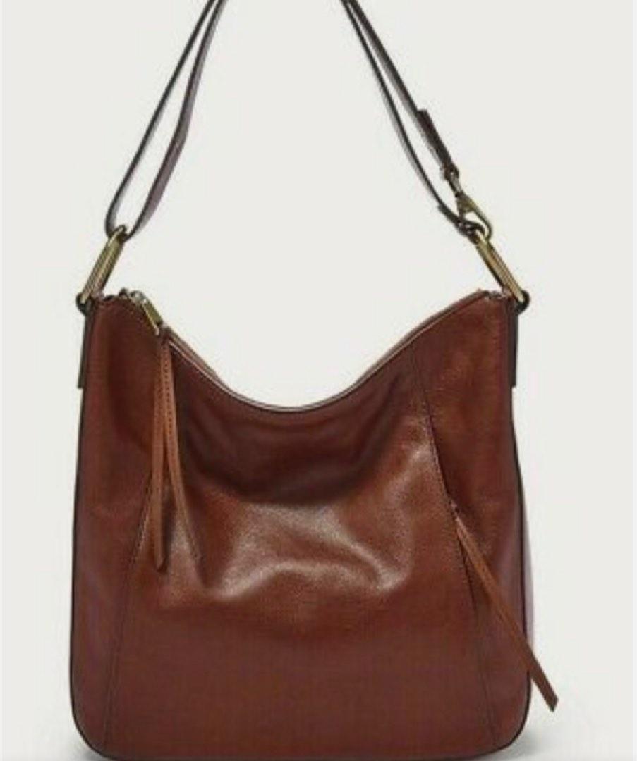 Fossil Talia Hobo Bag (Brown), Women's Fashion, Bags & Wallets