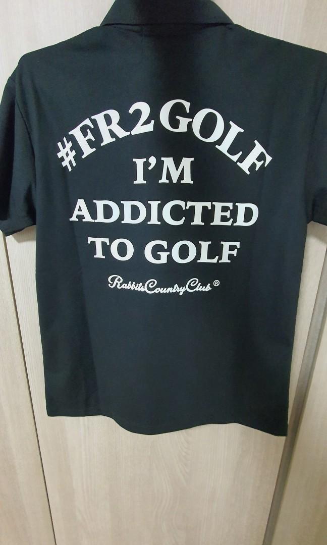 2XL】FR2 GOLF Message Polo Shirt Black-
