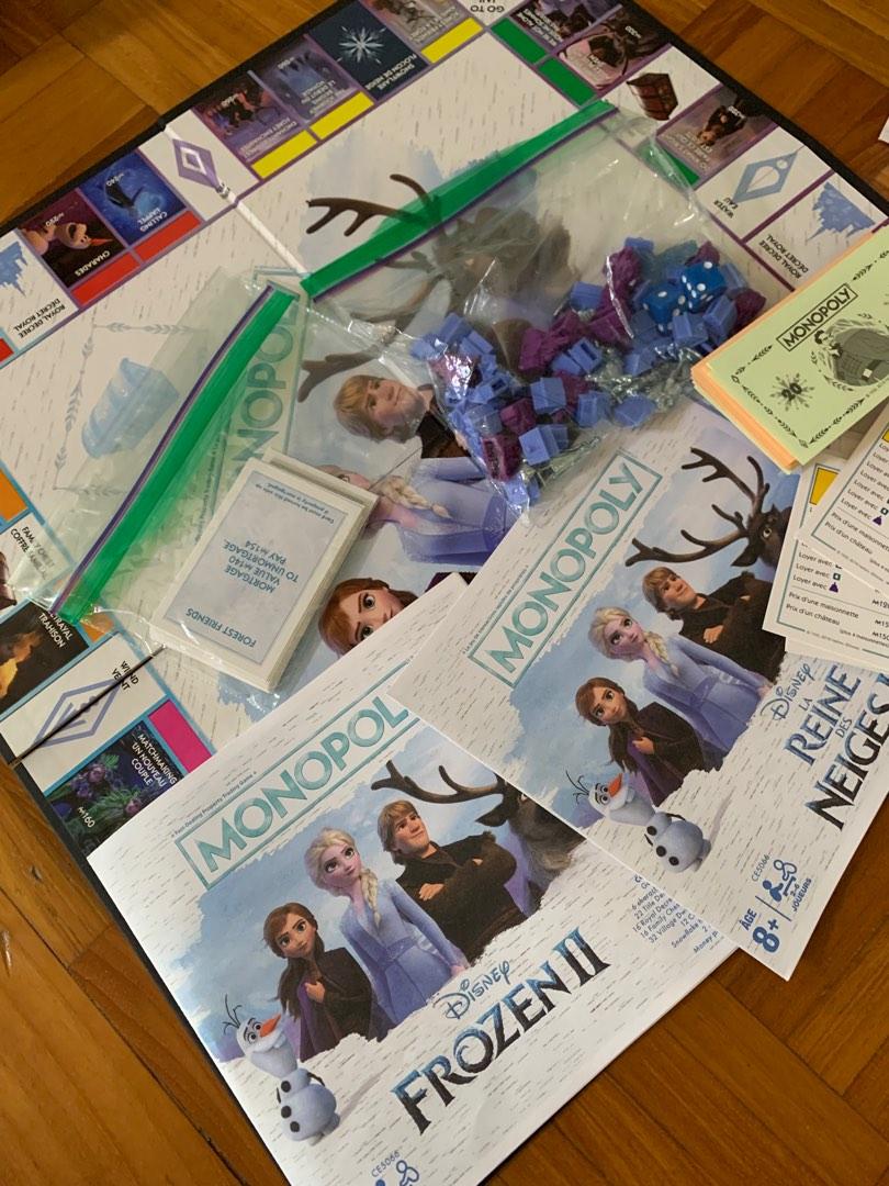 Free frozen 2 monopoly, Hobbies & Toys, Toys & Games on Carousell