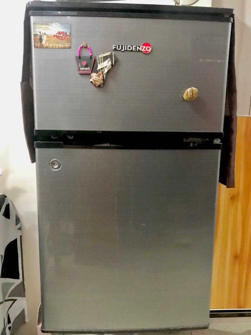 Fujidenzo 3.5 cu. ft. Two Door Personal Refrigerator RDD35 T (Titanium