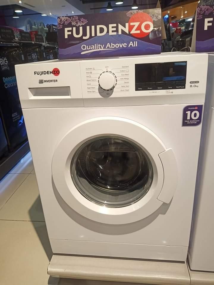 Fujidenzo Stackable Front Load and Dryer Washing Machine, TV & Home Appliances, Washing Machines