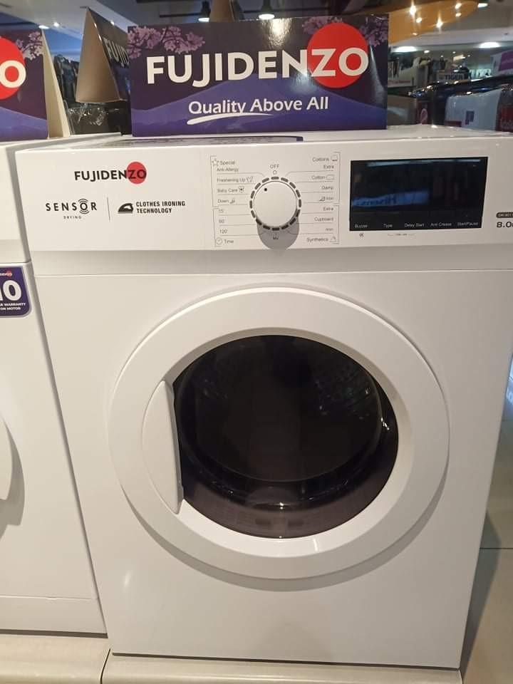 Fujidenzo Stackable Front Load and Dryer Washing Machine, TV & Home Appliances, Washing Machines