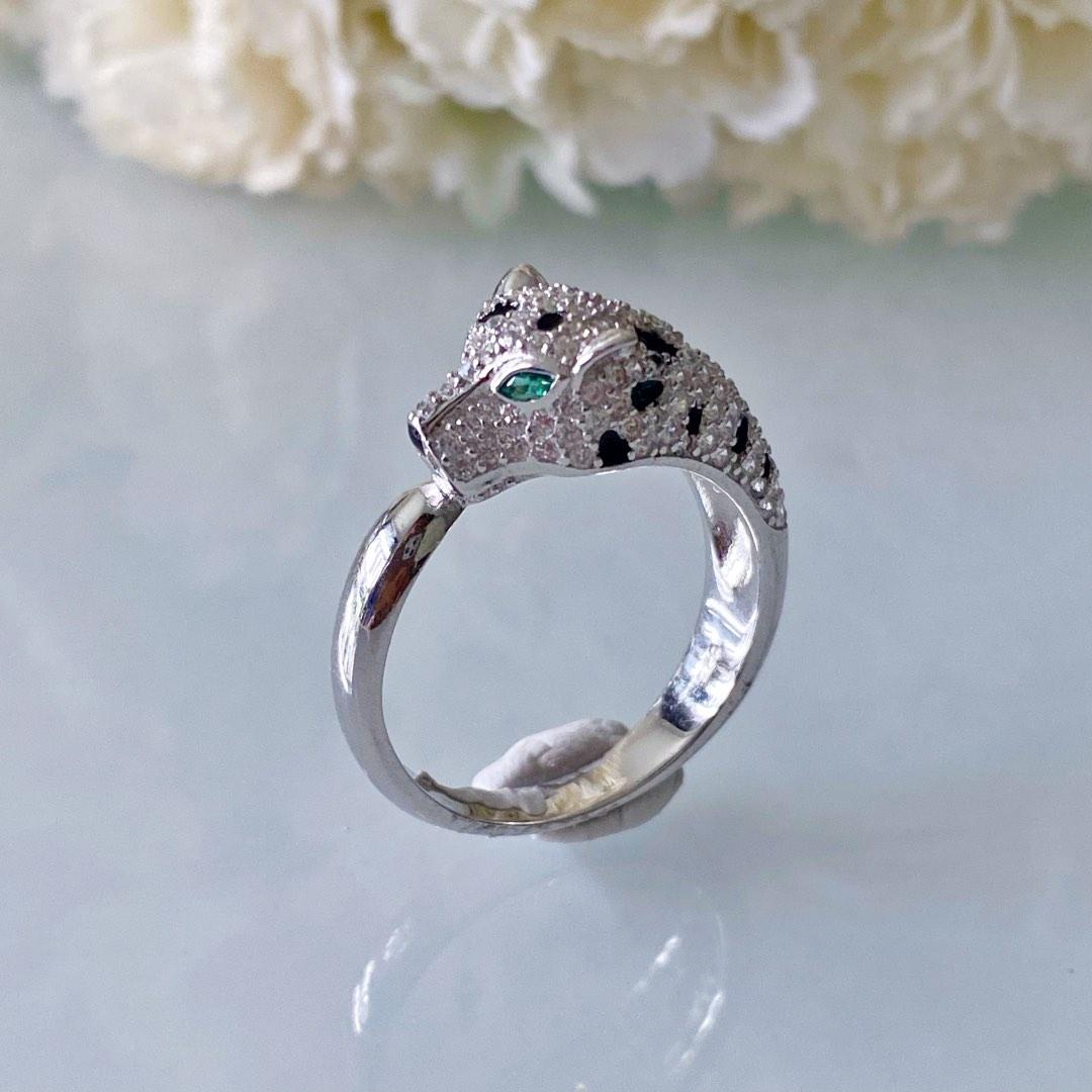 FUN Panther head design ring, Women's Fashion, Jewelry & Organisers, Rings on Carousell