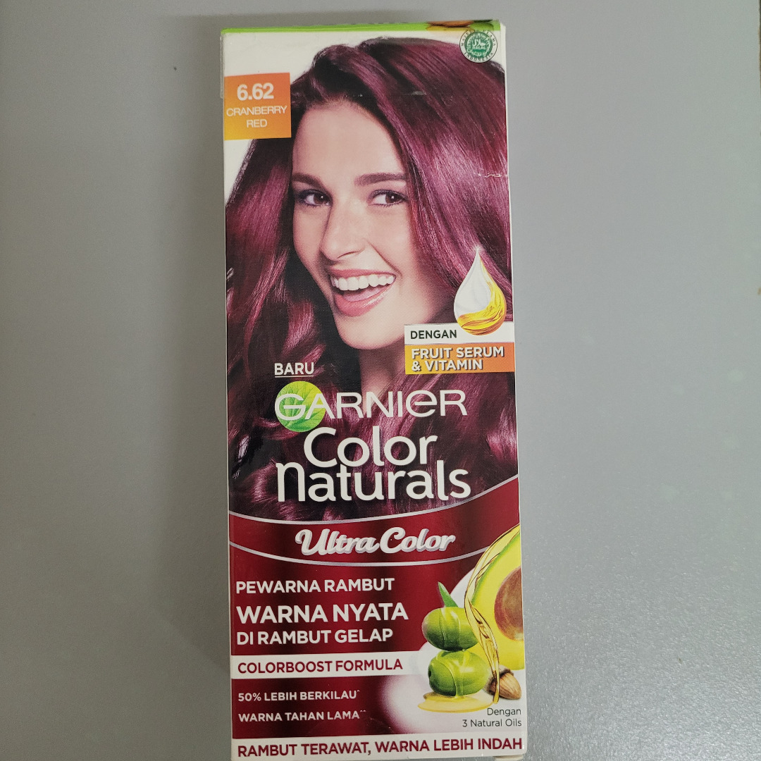 Garnier Color Naturals Ultra Color 6.62 Cranberry Red Hair Dye Colour
