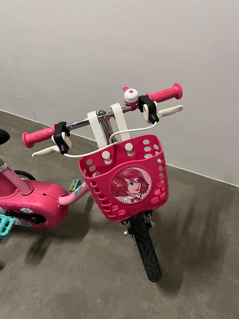 Girls Kids Bike Btwin 14 inch Unicorn 500 3-5 years - Pink, Sports ...