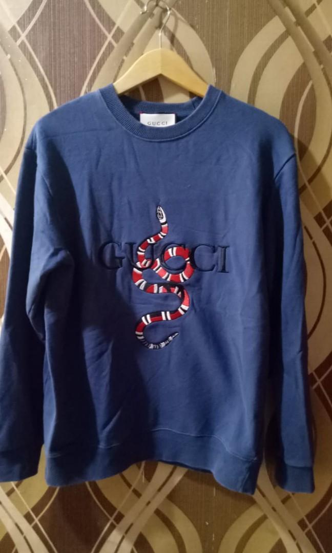 Gucci snake crewneck sales