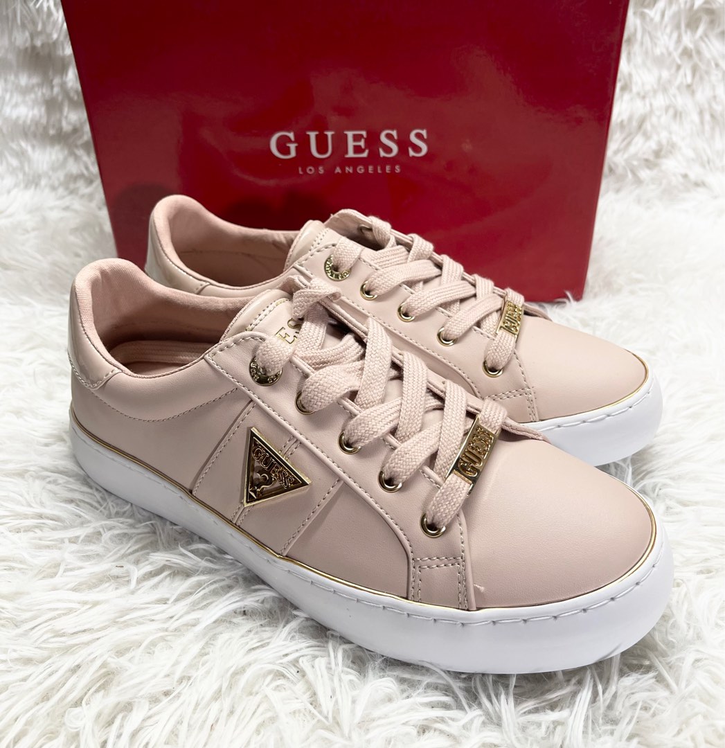Guess pink tennis shoes store